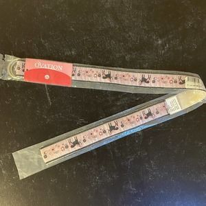 Ovation Equestrian Belt Girls Pink Horse 25" floral fashion belt nylon cotton